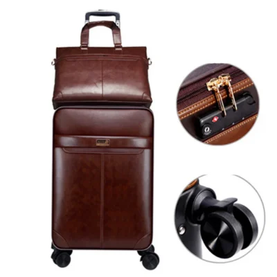 Wanderer Leather Suitcase
